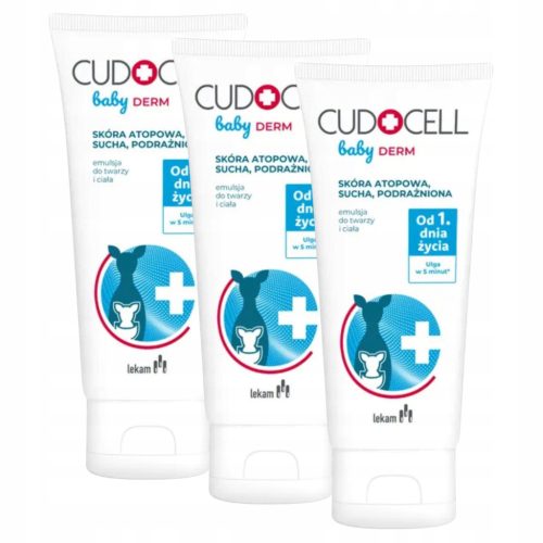 Cudocell Baby Derm Face & Body Emulsion for Dry, Atopic Skin 180ml