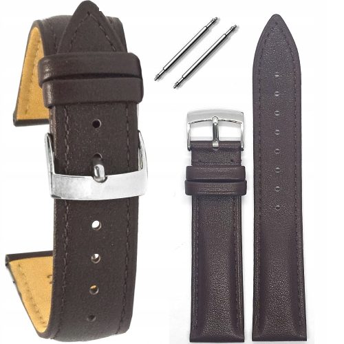  Leather watch strap smooth matte Tekla T-099.02 22 mm