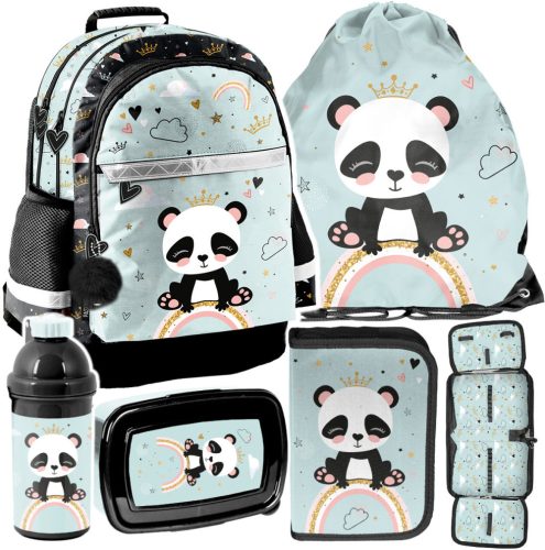  School backpack with multiple compartments Paso White, Black, Green tones, Multicolored 19 l + 5 more products