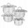  KonigHoffer ZEFIR POTS SET 8 PIECE INDUCTION