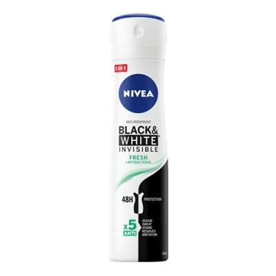  NIVEA Black & White Invisible Fresh Women's antiperspirant spray 150 ml