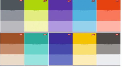  A set of thematic notebooks with Unipap A5 60k Color Stripes cheat sheets