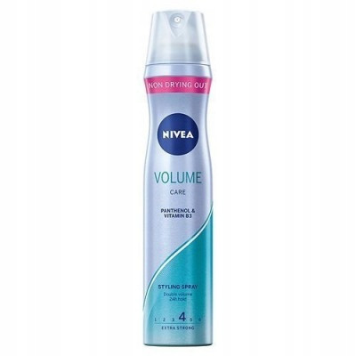  NIVEA HAIRSPRAY 250ML VOLUME&HOLD 0% SILICONE