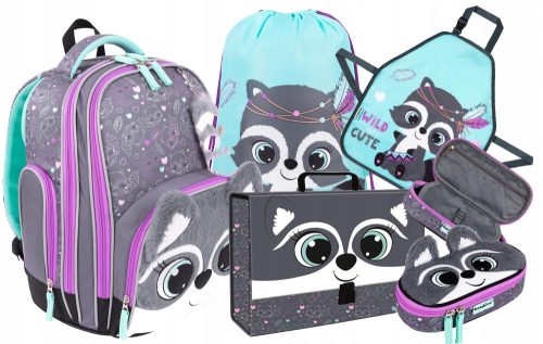  BABMIBO RACCOON SCHOOL BACKPACK, LIGHTWEIGHT PLUSH RACCOON PREMIUM + 4 more products