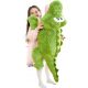  CROCODILE PLUSH MASCOT HEIGHT 80 CM FOR HUGGING AS A GIFT FOR CHILDREN