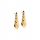  Gold-plated silver spiral earrings ANIA KRUK