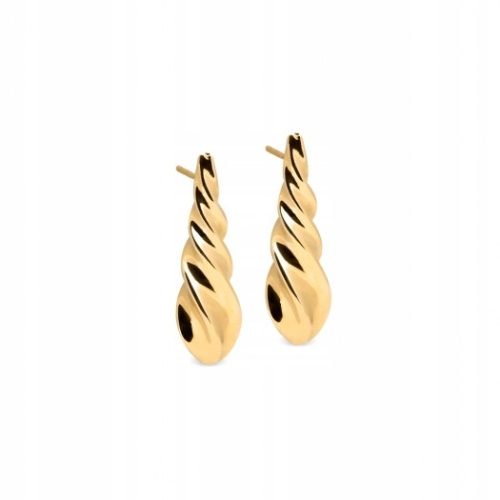  Gold-plated silver spiral earrings ANIA KRUK