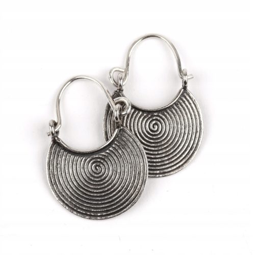  HANGING SHORT EARRINGS ETHNIC SILVER SR 925