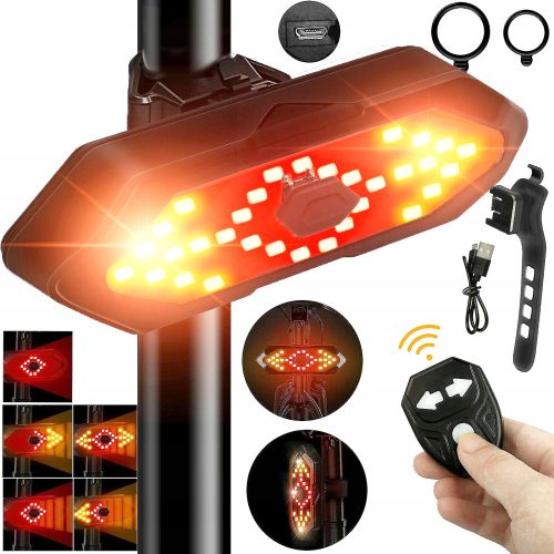  Bicycle lamp with indicators for a bicycle