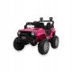  Jeep OFF ROAD Speed 4x4 Pink Car for children Shock absorbers 2xBattery