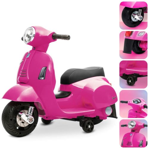  Battery operated scooter for kids Vespa fuchsia