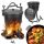  4L Hungarian cast iron hunting cauldron for campfire grill roasts