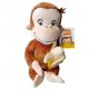  Curious George: George the monkey mascot with a banana