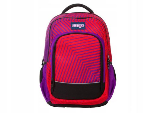Strigo Youth School Backpack - Abstract Red 23L