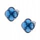  Silver earrings with natural stone London Topaz - pr. 925