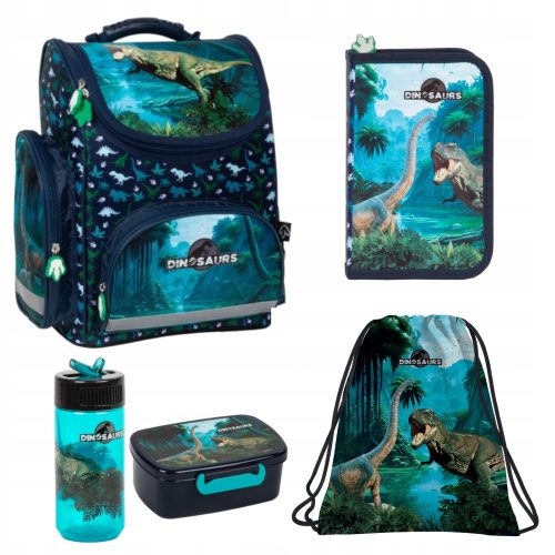  SCHOOL BAG FOR A BOY ERGONOMIC DERFORM JUNGLE DINOSAUR + 4 more products