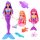  Anlily Mermaid doll set colorful fish ZA3921