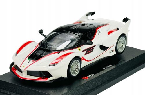  BBURAGO FERRARI FXX K WHITE 1:24 NEW METAL MODEL 26301