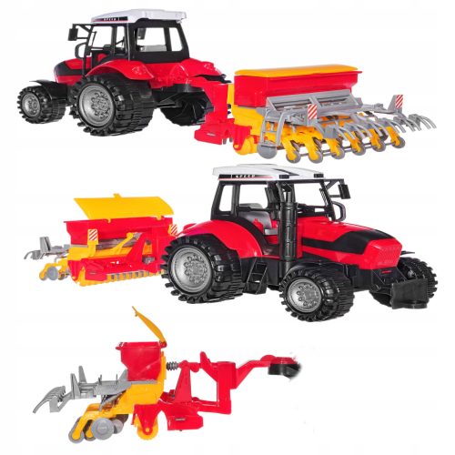  _TRACTOR + POTTINGER MACHINE SEED DRILL SET_