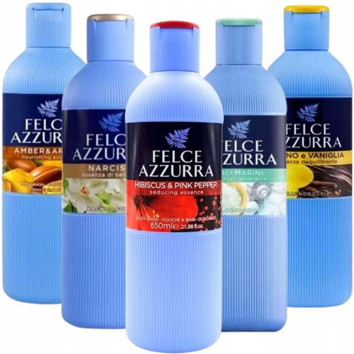  Felce Azzurra shower gel with hibiscus and pink pepper, 650 ml