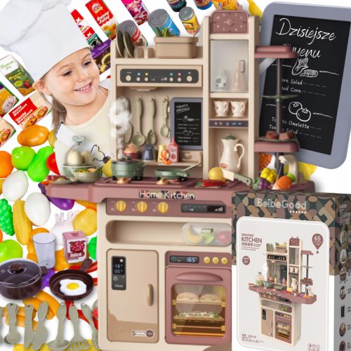  LARGE CHILDREN'S KITCHEN PARAS XXL FRUIT VEGETABLES 65 ITEMS ACCESSORIES