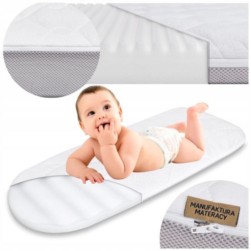  Bebbeto Gondola Mattress Luca Manufaktura Medium Firm Mattresses 73 x 31 x 3.5 cm White