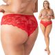  FULL LACE STRING with high waist PLUS SIZE fenome RED 42/44