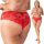  FULL LACE STRING with high waist PLUS SIZE fenome RED 44/46