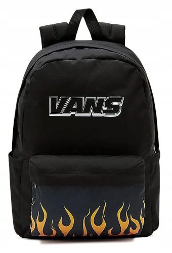  VANS Multi-Compartment School Backpack, Black, 18 Years