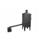  SMOKER SET Metal garden smokehouse XXL with additional fireplace
