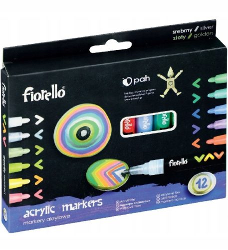  Fiorello acrylic marker 12 pieces GR-1106