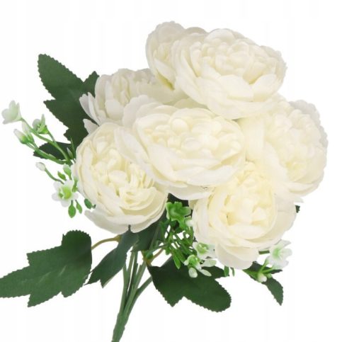  ARTIFICIAL FLOWERS, BIG, THICK, PEONIES, PEONIES