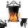  5L cast iron hunting cauldron pot campfire grill