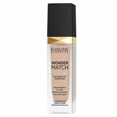  Eveline Cosmetics Wonder Match 12 Light Natural Face Foundation 30 ml