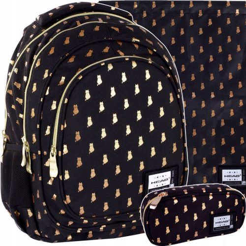  School Backpack with Multiple Compartments Astra Black, Yellow and Gold Tones, Multi-Coloured + 2 more products