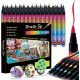  ROCK PENS ACRYLIC MARKERS WITH COLOR 30 PIECES 1-6 MM