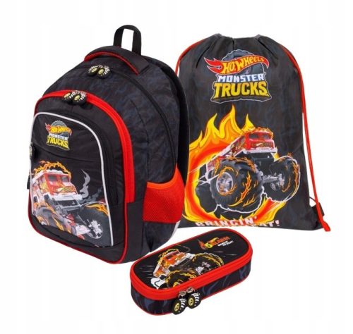  School Backpack with Multiple Compartments Hot Wheels Majewski Multicolored 22 l + 2 more products