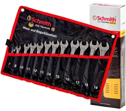  Combination wrench 12 pieces Schmith SQKPO-01