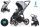  Stroller VERA, large seat, long footrest, up to 22 kg, 5-point harness