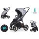  Stroller VERA, large seat, long footrest, up to 22 kg, 5-point harness