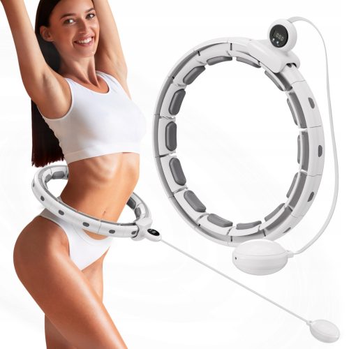  Hula hoop with studs Athler 114 cm white