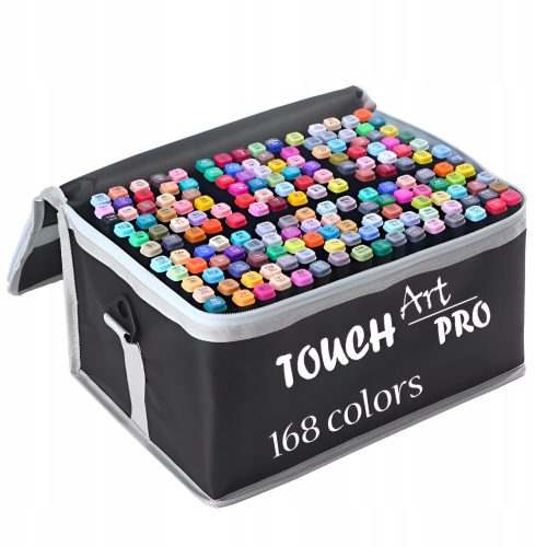  Touch Art Pro double-sided color markers 168 pcs