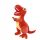  MASCOT PLUSH TOY DINOSAUR T-REX RED XXL 60cm