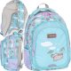  School backpack with multiple compartments Head Pink tones, Green tones, Multicolored 27 years old