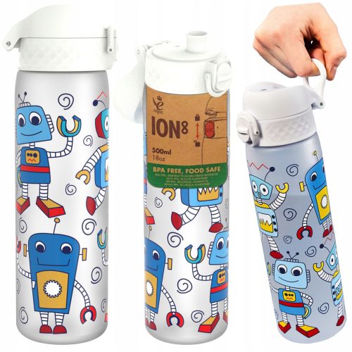  ION8 Water Bottle for Kids for SCHOOL KINDERGARTEN ROBOTS Water Bottle