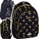 HEAD Golden Frenchie Ergonomic School Backpack for Grades 3+