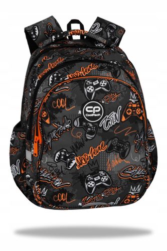  CoolPack School Backpack with Multiple Compartments, Black, 19 Years