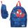  Kindergarten backpack with one compartment, Spiderman, Rajskihouse, boys, girls, unisex, shades of blue, multicolored