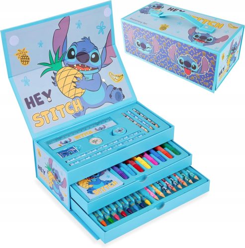  Wax crayons SET colored pencils 30 pcs. DISNEY STITCH 30 pcs.