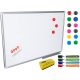 White magnetic dry erase board 90x60